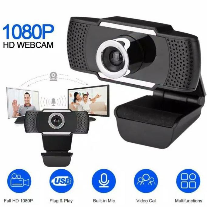 Webcam Full Hd 1080p Màu Đen Dành Cho Máy Tính | BigBuy360 - bigbuy360.vn