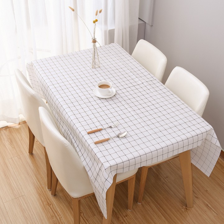 Khăn tấm trải bàn ăn kẻ caro nhựa PVC chống thấm nước nhiều mẫu kích thước cho các loại bàn khác nhau dvg | BigBuy360 - bigbuy360.vn