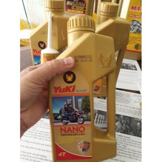 Combo Yuki Nano Xe Gas dùng 5.000km - 800ml ( 1 Nhớt máy và 1 típ hộp số)