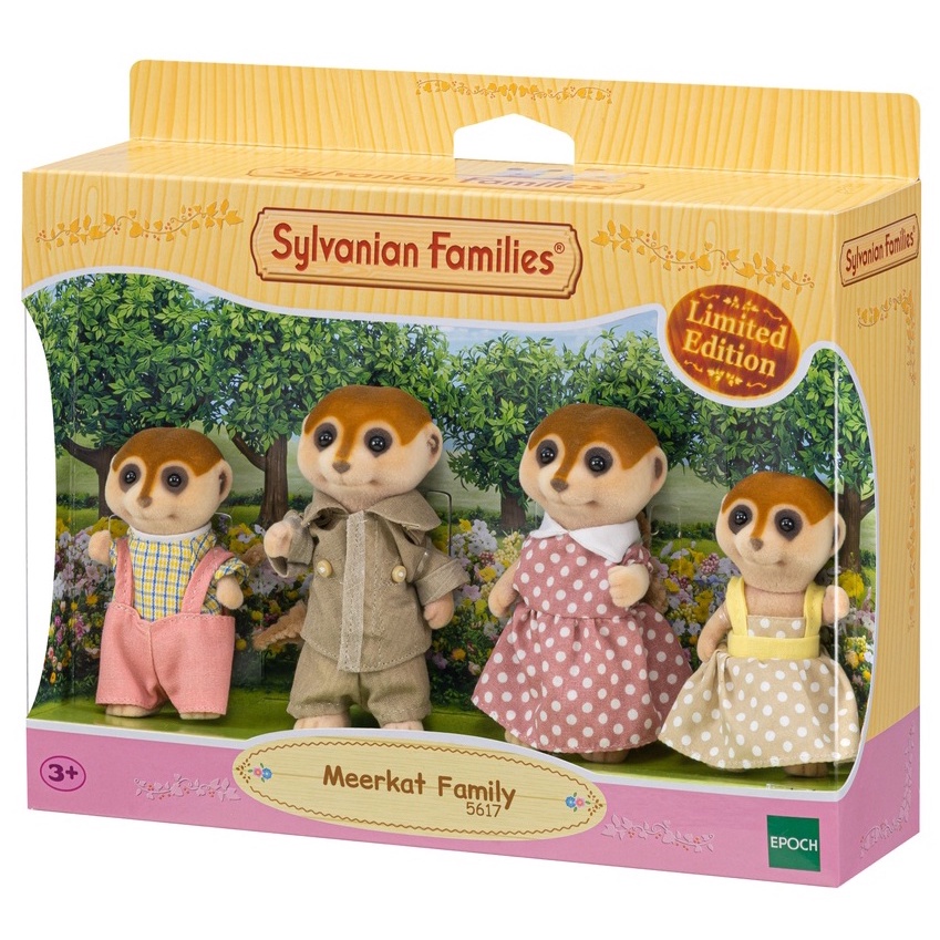 Đồ Chơi Sylvanian Families Gia Đình Chồn Meerkat Family