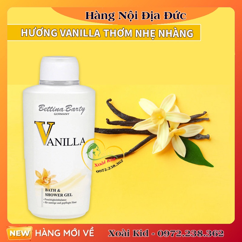 Sữa Tắm, Dưỡng Thể Hương Nước Hoa Vanilla Đức Đủ BILL | BigBuy360 - bigbuy360.vn