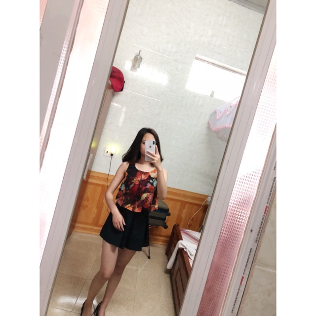 Thanh lý áo hoa như hình hàng brand