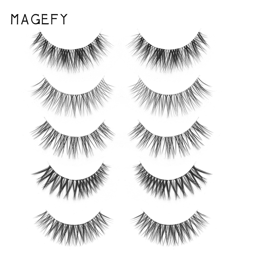 Set 5 Cặp Lông Mi Giả Nhẹ Tự Nhiên MAGEFY