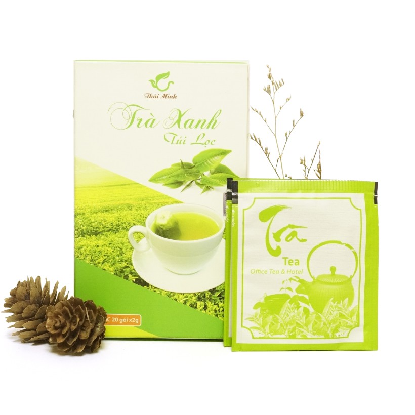 Trà xanh túi lọc Thái Minh (40g)