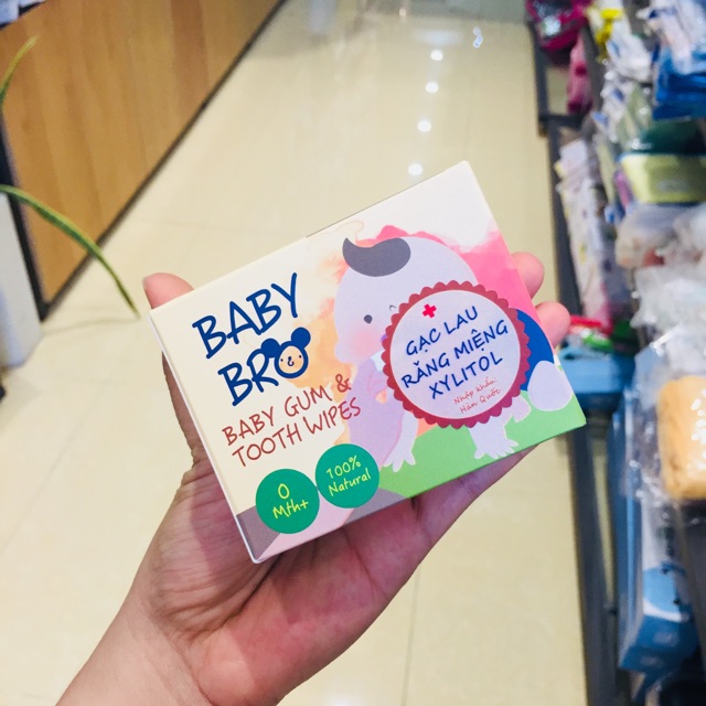 Gạc Rơ Lưỡi Baby Bro Hàn quốc (25 cái)