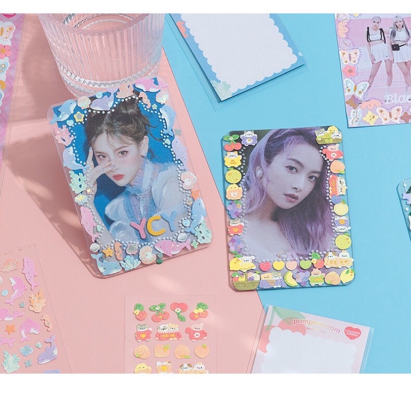 Sticker siêu dễ thương Pompomroom_trang trí card,top