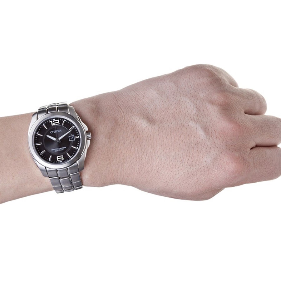 Đồng Hồ Nam Citizen Dây Thép Không Gỉ BL1240-59E - Mặt Đen (Sapphire)