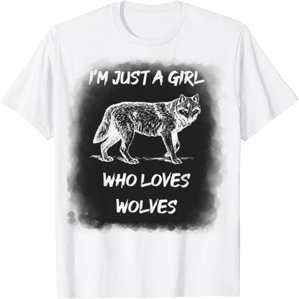 Áo Thun In Hình - IM Chỉ là một cô gái yêu Wolves Rgada IM Chỉ là một cô gái yêu Wolves Rgada - TH43