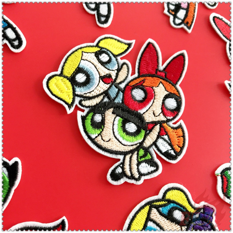 Set 1 / 3 Miếng Vá Thêu Hình Hoạt Hình