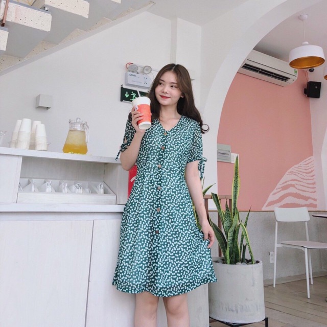 Đầm hoa Vintage