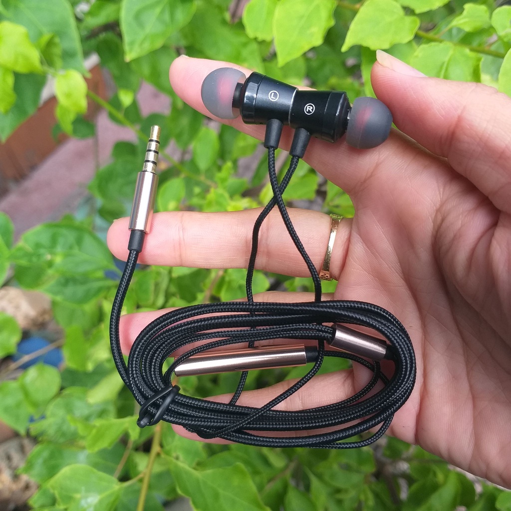 Tai nghe Nhét Có Dây Jack 3.5 mm Hiệu Tekin YT-1 Bass Cực Mạnh Âm Thanh Sôi Động Giá Siêu Rẻ