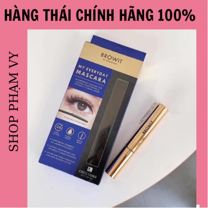 [HÀNG CÓ SẴN] MASCARA NONGCHAT THÁI LAN