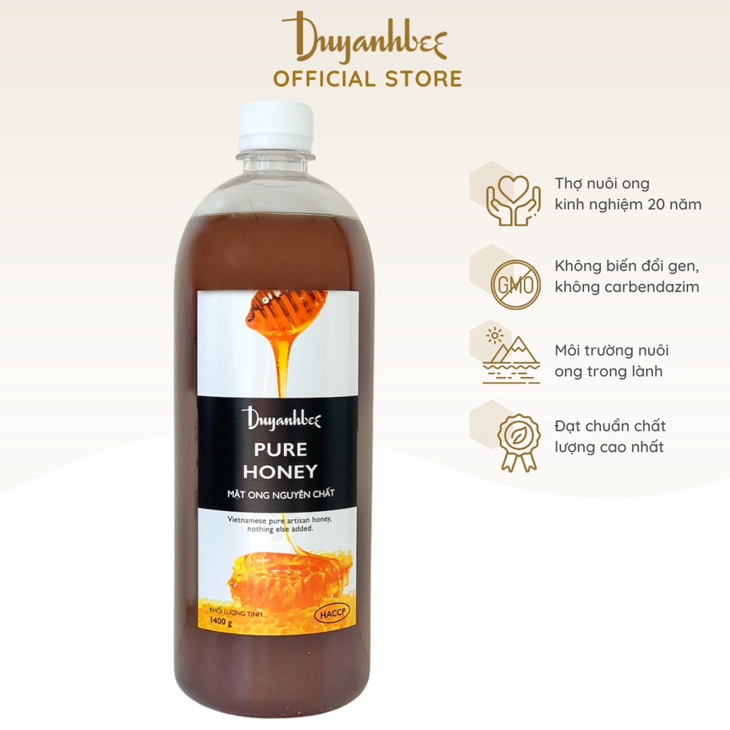 Mật ong hoa nhãn Duy Anh Bee 1,4kg