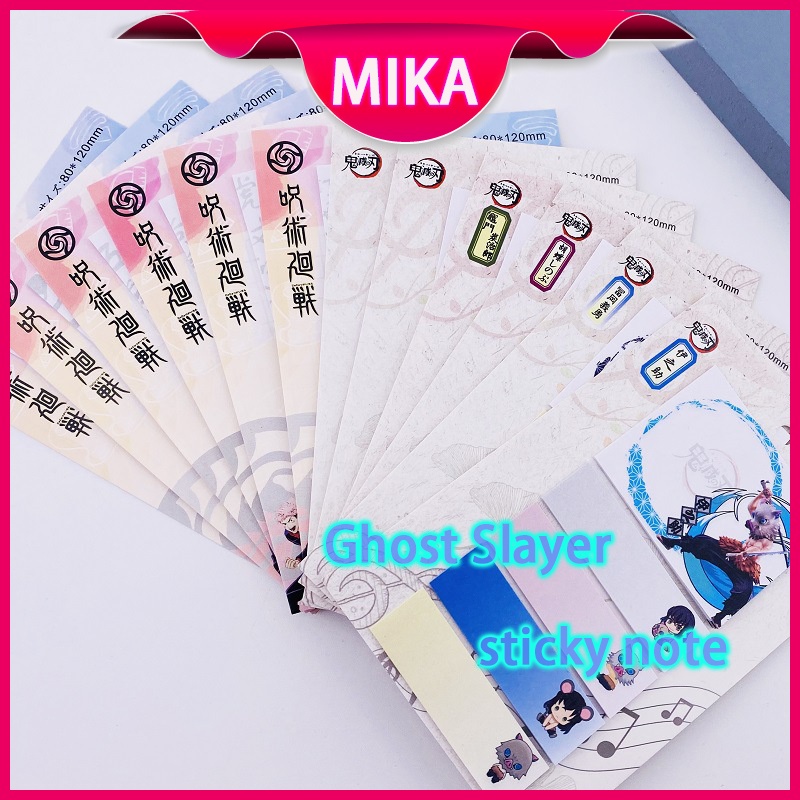 Giấy note note In Hình Demon Slayer post-it Notes【G-BLT2)