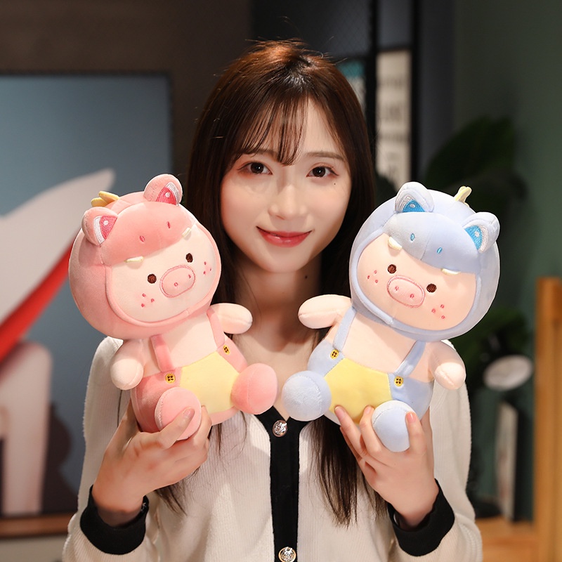 Thú Nhồi Bông Hình Chú Heo Xinh Xắn 25/35/45cm