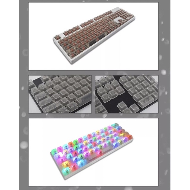 Nút phím lẻ trong suốt xuyên led chỉ dành cho bàn phím cơ