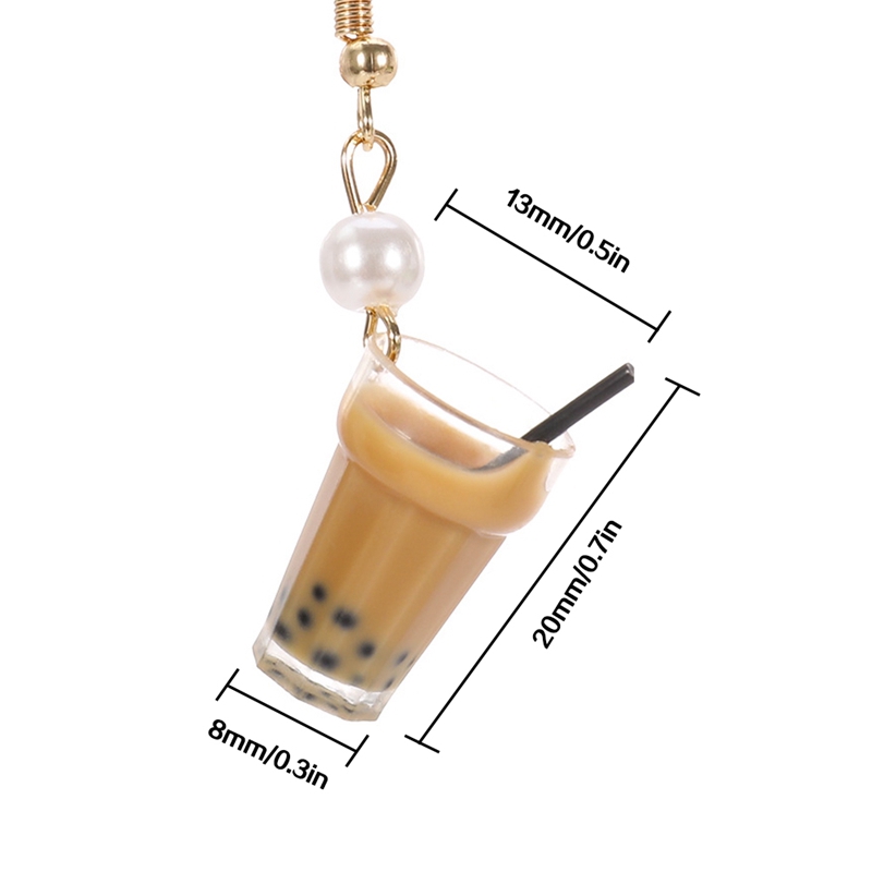 Bông Tai Hình Bình Sữa