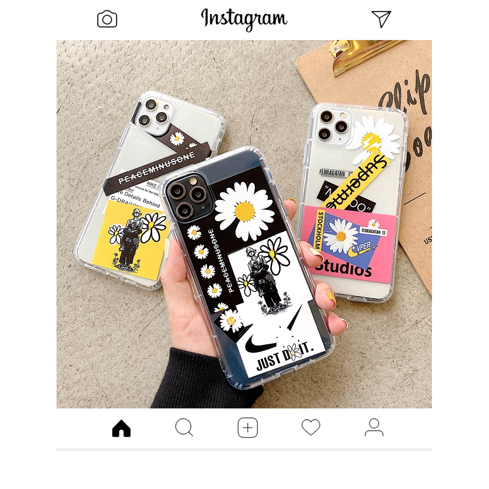 Ốp lưng iphone TPU họa tiết GD/INS dành cho IPHONE11 IPHONE 6 6S 7 7PLUS 8 PLUS X XR XS | BigBuy360 - bigbuy360.vn
