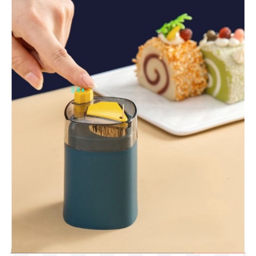 Lọ đựng tăm có nút bật tự động, lọ đựng tăm tự động thông minh siêu tiện dụng