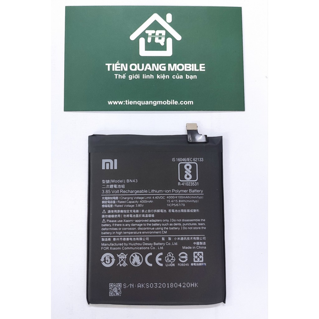 Pin Xiaomi Redmi Note4x BN43