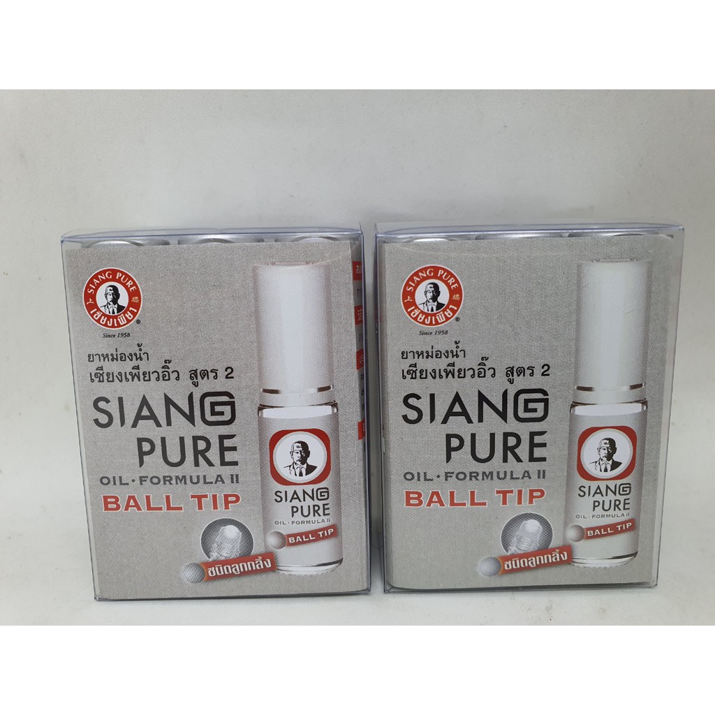 Dầu lăn siang pure ball tip thái lan màu trắng 3cc