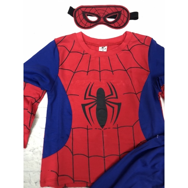 Quần áo bé trai siêu nhân nhện vải cotton co giãn 4 chiều Herokids