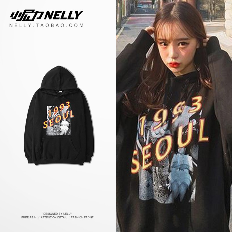 A95 Áo hoodie nam nữ nelly seoul | BigBuy360 - bigbuy360.vn