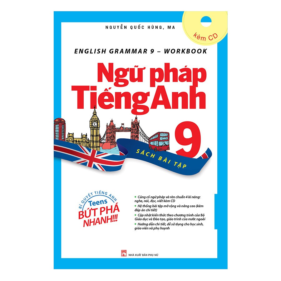 Sách - English Grammar - Ngữ Pháp Tiếng Anh 9 (Sách Bài Tập) - 5966135448993