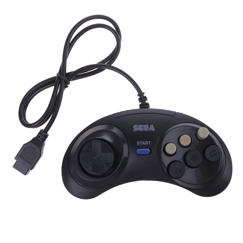 Tay cầm điều khiển chơi game 6 nút cho Mega Drive megadrive SEGA MD Genesis