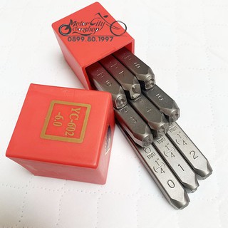 Bộ đột số đóng số 6mm-XUÔI