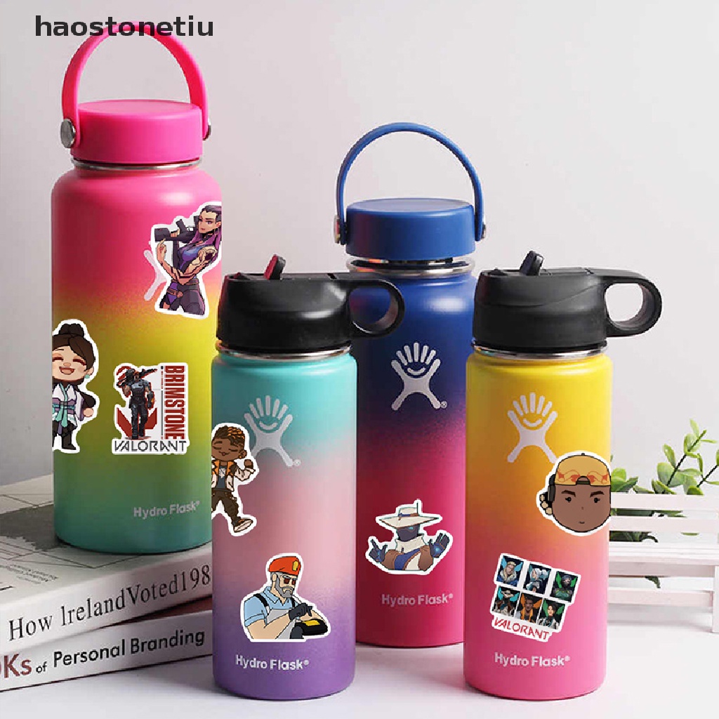 Bộ 50 Đề Can Vinyl PVC In Hình Valorant Trang Trí Đa Ứng Dụng