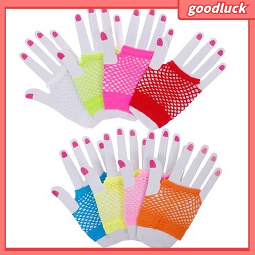 Găng Tay Lưới Hở Ngón Co Giãn Dùng Để Nhảy Cho Nữ