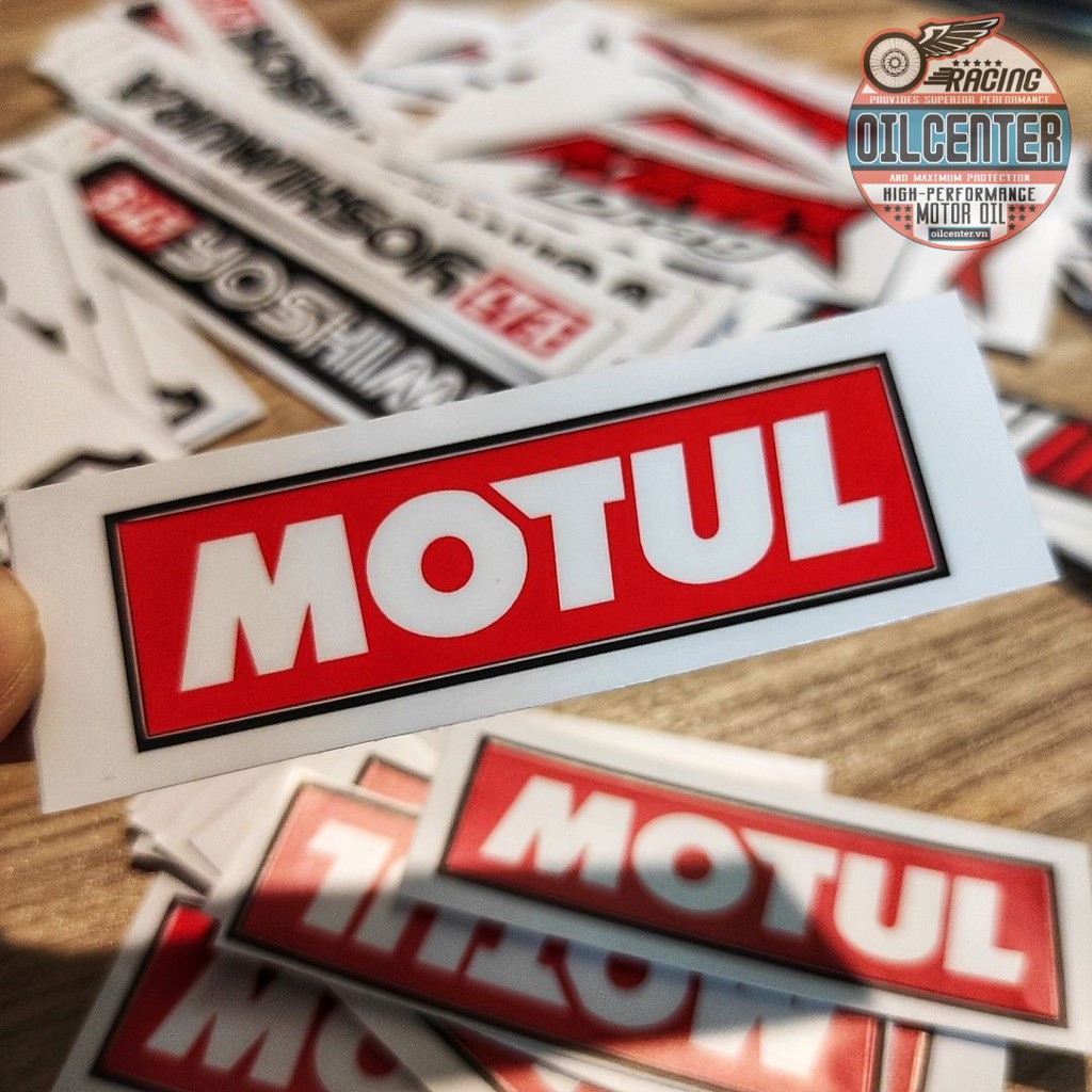 Tem Motul Dán Xe Siêu Đẹp Chống Nước kích thước 7x2cm