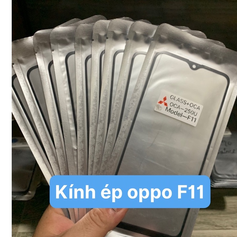 Kính ép màn hình liền keo oppo F11