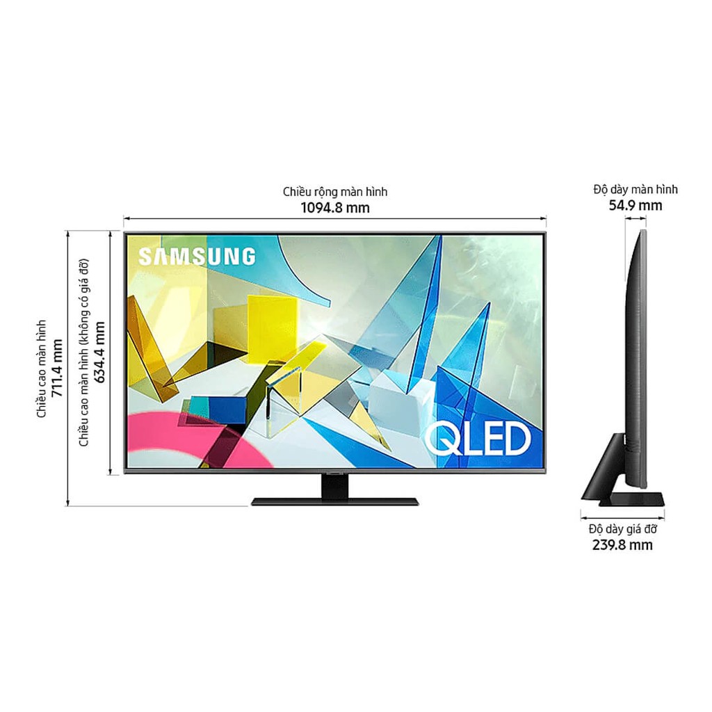 Smart tivi 4K Samsung QLED 49 inch Q80T (QA49Q80TAKXXV)