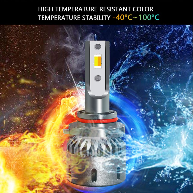 Bộ 2 Đèn Pha Sương Mù Lymoyo H4 10000lm H7 H4 H1 H11 9005 9012 3000k 4300k 6000k Chuyên Dụng Cho Xe Hơi
