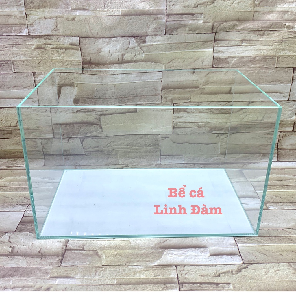 Bể cá mini kính siêu trong dài 35cm - Bể cá đẹp để bàn