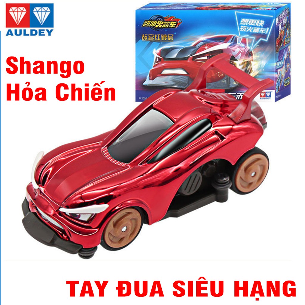 Tay đua siêu hạng Shango Hỏa Chiến bằng hợp kim nhựa xe ô tô đồ chơi trẻ em (không kèm bệ phóng)