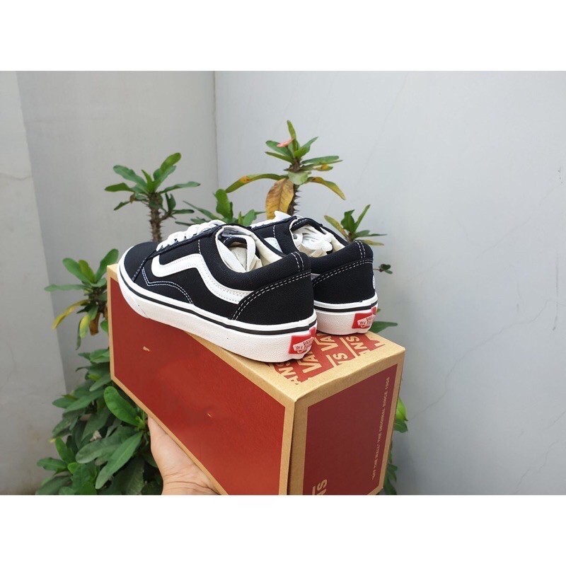 [FULL BOX+ ẢNH THẬT] Giày VANS OKD SKOOL ĐEN TRẮNG