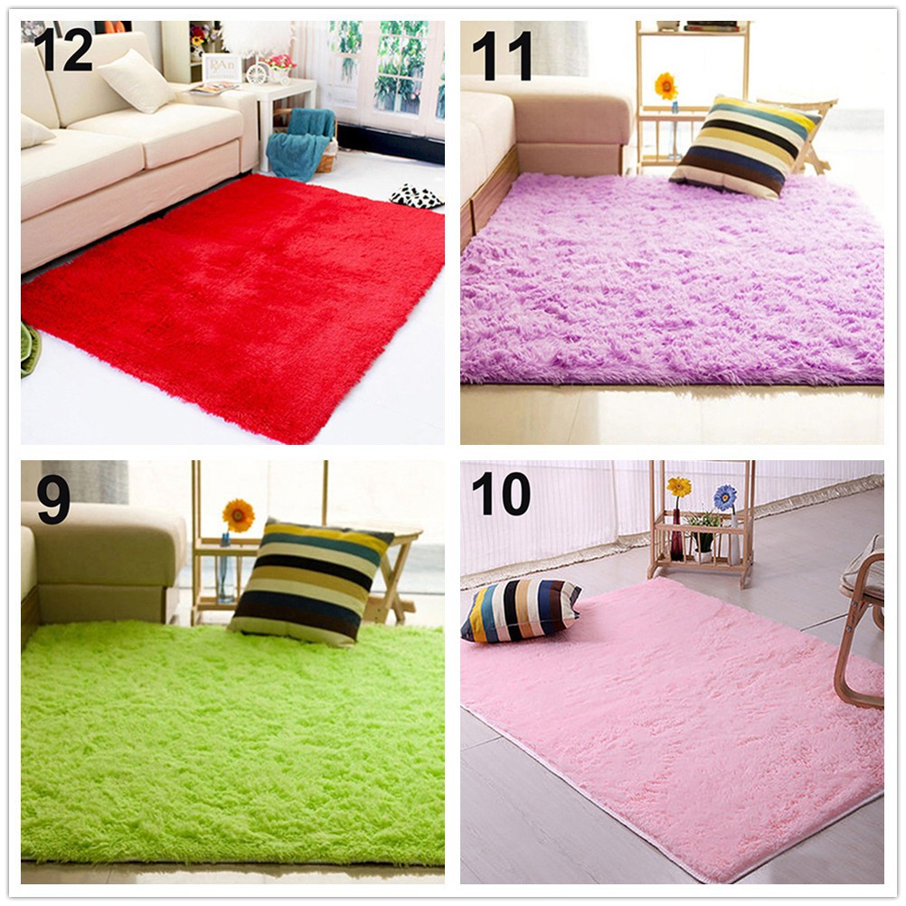 Thảm trải chất liệu lông nhung mềm chống trơn trượt