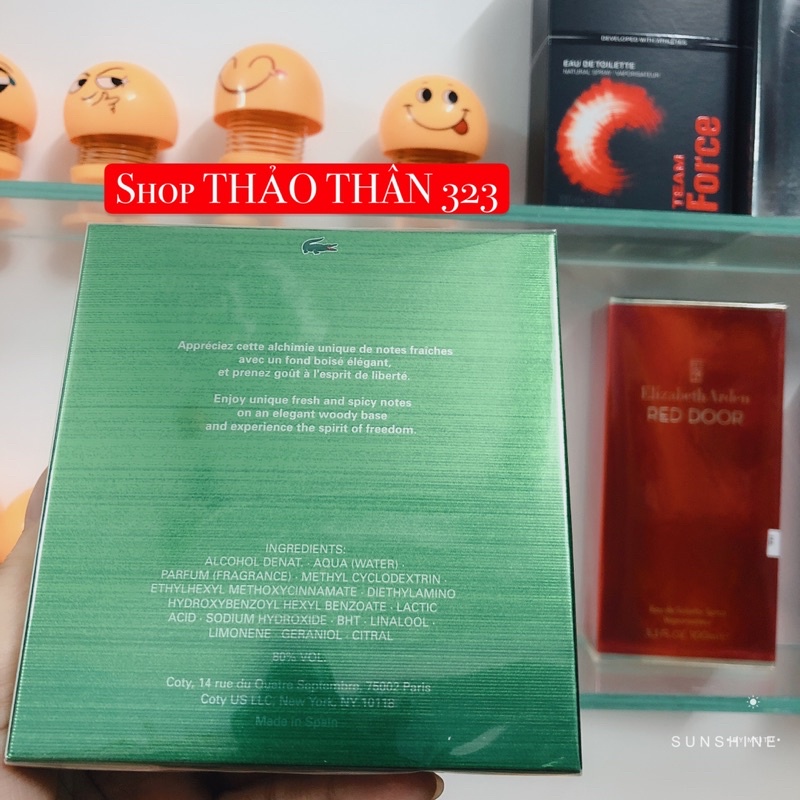 Thơm Number 1- Nước Hoa Lacoste Essential 125ml ( người nhà từ mỹ 🇺🇸 gửi về)