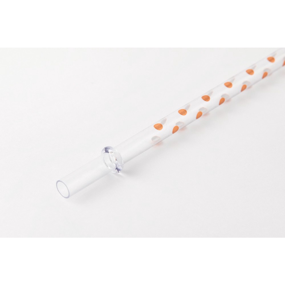 Cốc Uống Nước ARTBOX Hàn Quốc Có Nắp Đậy Và Ống Hút Họa Tiết Zigzag Rose Gold Lấp Lánh