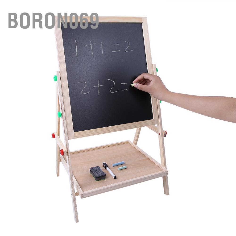 Hàng Hot Bảng vẽ gỗ nghệ thuật đứng 2 trong 1 dành cho trẻ em