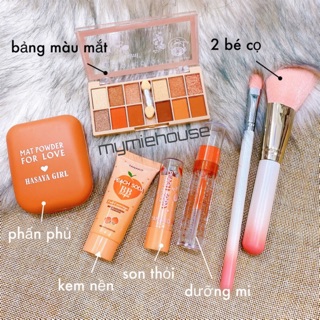 TỔNG HỢP CÁC SET MAKE UP TRÁI ĐÀO