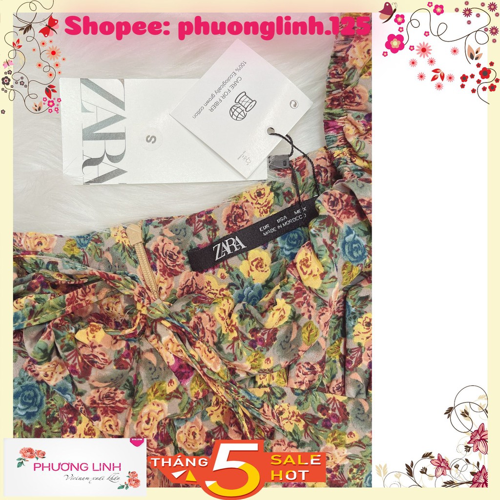 VÁY HOA RÚM NGỰC XẺ TÀ CHO NỮ | BigBuy360 - bigbuy360.vn