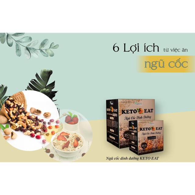 Ngũ Cốc Dinh Dưỡng Giảm Cân KETO EAT - Sản Phẩm Cho Sức Khỏe