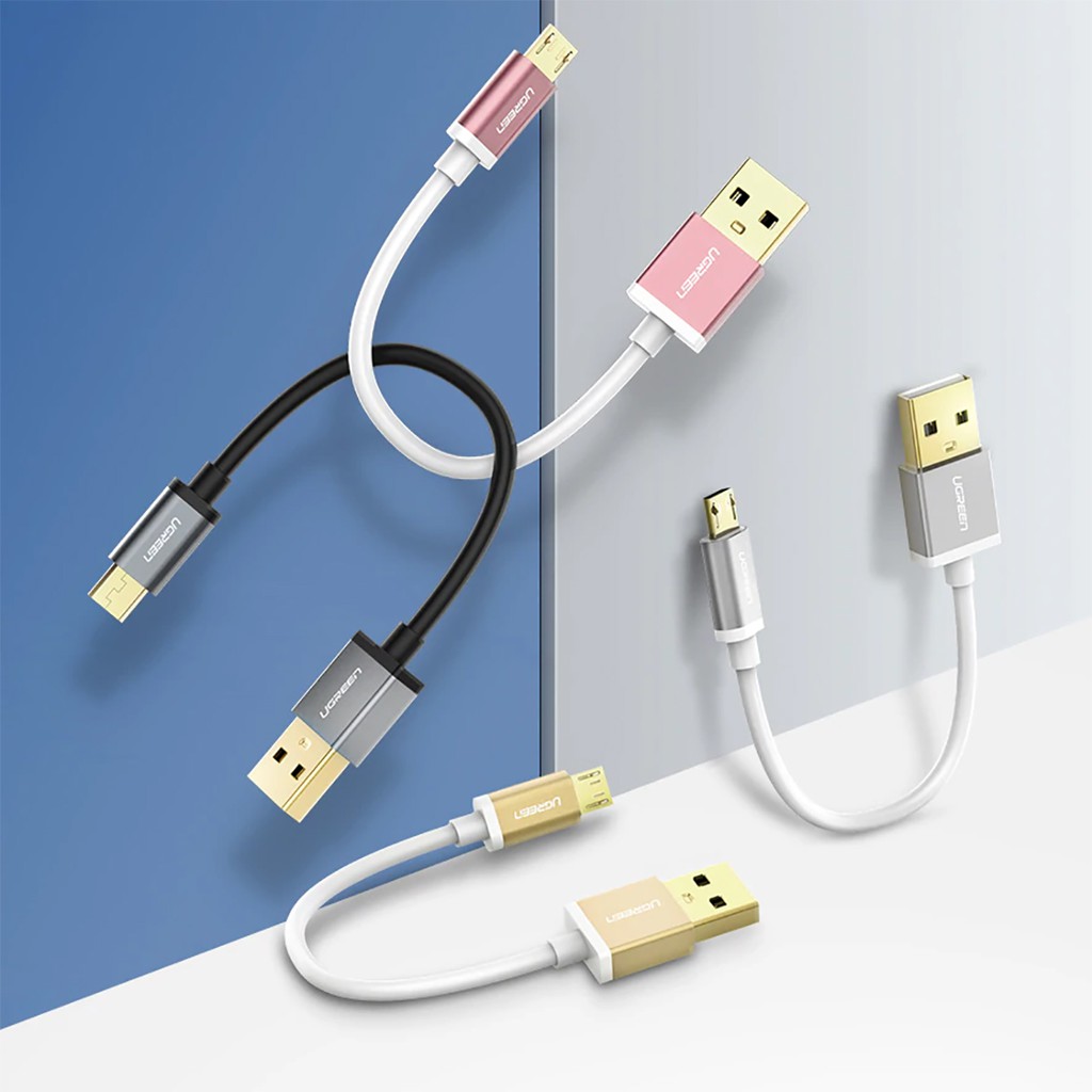 Cáp Sạc Micro USB Hỗ Trợ Sạc Nhanh Cao Cấp UGREEN US134