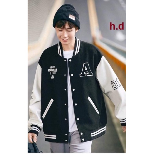 Áo khoác bomber CHMP và A sao HD12
