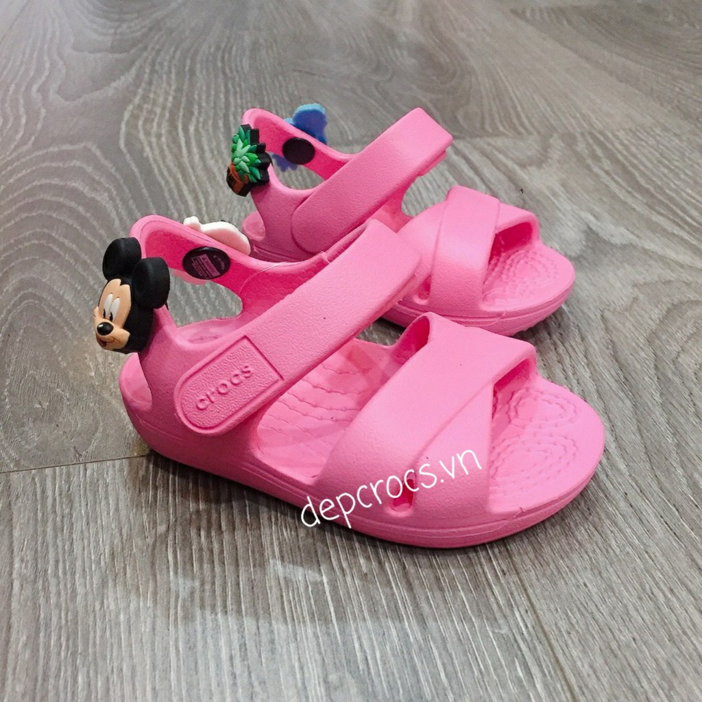 (BIG SALE + Tặng jibbitz) Sandal crocs keely trẻ em chính hãng nhiều màu hiện đại, sandal crocs cho bé - crocs house