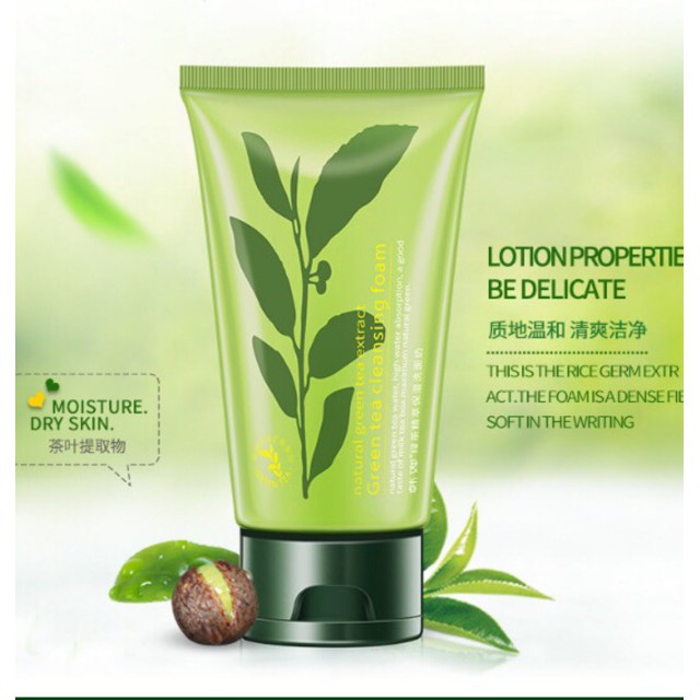 Sữa Rửa Mặt Rorec Chiết Xuất Từ Lá Trà Xanh Green Tea Cleansing Foam 100gr -Z129-B6T3 | BigBuy360 - bigbuy360.vn